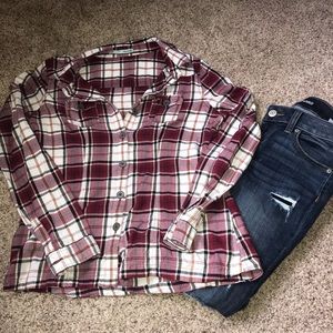 Maurice’s Plaid Button Down Shirt